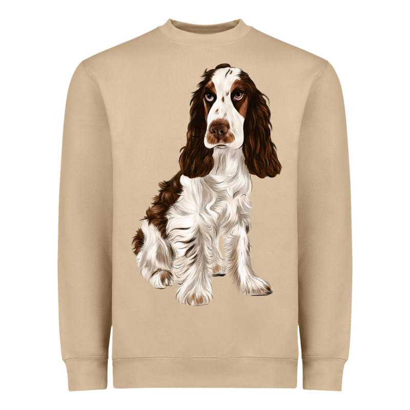 English Cocker Spaniel Heavyweight Sweatshirt by FaDigitalArtStudio | Teevron
