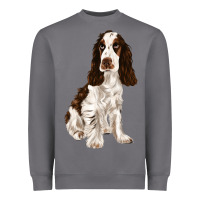 Storm english cocker spaniel Heavyweight Sweatshirt - FaDigitalArtStudio