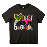 Asphalt my first day of 5th grade Heavy Core Tee - NancyCooperArtShop