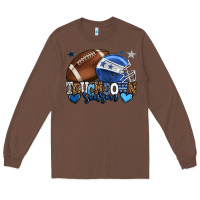 Chestnut Touchdown season American Football blue team color Long Sleeve Tee - HowdyJamesFarm