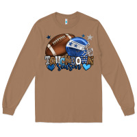 Toasted Coconut Touchdown season American Football blue team color Long Sleeve Tee - HowdyJamesFarm