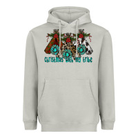 Moon Dust Christmas With Tribe Heavyweight Hoodie - CowhideDigitalArt