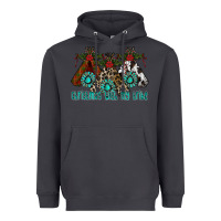 Smoke Christmas With Tribe Heavyweight Hoodie - CowhideDigitalArt