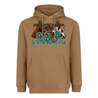 Toasted Coconut Christmas With Tribe Heavyweight Hoodie - CowhideDigitalArt