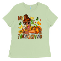 Matcha my first thanksgiving bbs Ladies Tee - BundleAndBundleShop