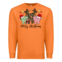 Carrot merry christmas tooth Premium Sweatshirt - CowhideDigitalArt