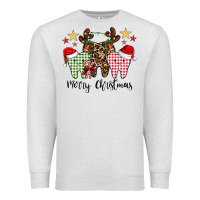 Oatmeal Heather merry christmas tooth Premium Sweatshirt - CowhideDigitalArt