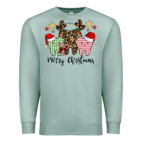 Seafoam merry christmas tooth Premium Sweatshirt - CowhideDigitalArt