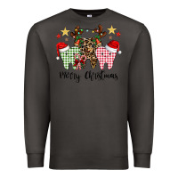 Smoke merry christmas tooth Premium Sweatshirt - CowhideDigitalArt