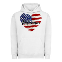 Pigment Lunar Rock veteran heart american flag Urban Hoodie - BarkalooDesign