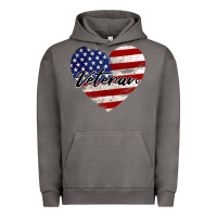 Pigment Tornado veteran heart american flag Urban Hoodie - BarkalooDesign