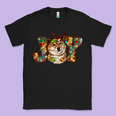Shiba Inu Christmas Joy Classic Tee Designed By Ranaportraitstore