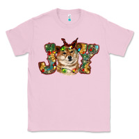 Bubblegum Pink shiba inu christmas joy Classic Tee - RanaPortraitStore