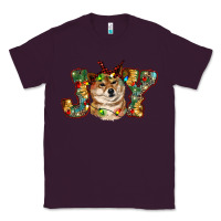 Plum shiba inu christmas joy Classic Tee - RanaPortraitStore