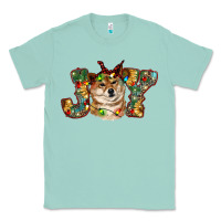Seafoam shiba inu christmas joy Classic Tee - RanaPortraitStore