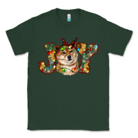 Sports Green shiba inu christmas joy Classic Tee - RanaPortraitStore