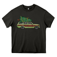 Asphalt christmas vacation car Heavy Core Tee - MaliasSmallBusiness