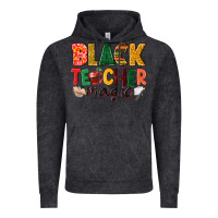 Vintage Black black teacher magic Vintage Hoodie - NancyCooperArtShop