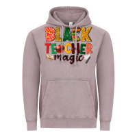 Vintage Zinc black teacher magic Vintage Hoodie - NancyCooperArtShop