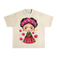 Sandshell Mexican Girl Urban Heavy Tee - texasbilliewilder