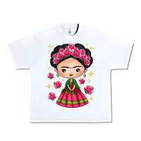 White Mexican Girl Urban Heavy Tee - texasbilliewilder