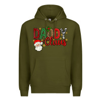 Army Green Western Daddy Claus Premium Hoodie - BundleAndBundleShop