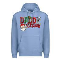 Colony Blue Western Daddy Claus Premium Hoodie - BundleAndBundleShop