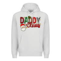 Dove Grey Western Daddy Claus Premium Hoodie - BundleAndBundleShop