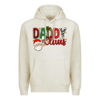 Oatmeal Heather Western Daddy Claus Premium Hoodie - BundleAndBundleShop