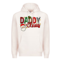Pale Pink Western Daddy Claus Premium Hoodie - BundleAndBundleShop