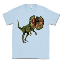 Dusty Blue Dilophosaurus Classic Tee - LillyAllenDesigns
