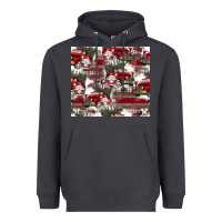 Smoke vintage christmas car pattern Heavyweight Hoodie - CowhideDigitalArt