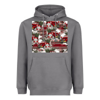 Storm vintage christmas car pattern Heavyweight Hoodie - CowhideDigitalArt