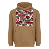 Toasted Coconut vintage christmas car pattern Heavyweight Hoodie - CowhideDigitalArt