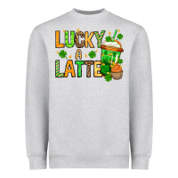 St. Patrick's Lucky A Latte Heavyweight Sweatshirt | Teevron
