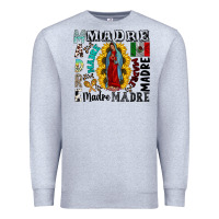 Heather Grey madre Premium Sweatshirt - CowhideDigitalArt