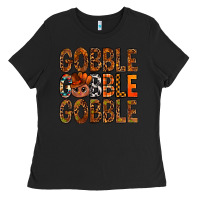 Black western gobble with turkey bbs Ladies Tee - BundleAndBundleShop
