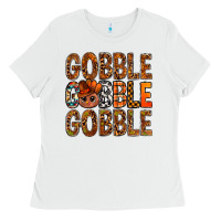Western Gobble With Turkey Bbs Ladies Tee | Teevron