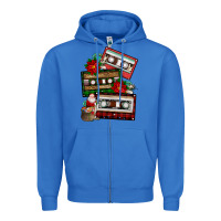 True Royal christmas cassette gemstone Zipper Hoodie - FaDigitalArtStudio