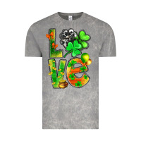Cloud Rock st.patrick love with clover Vintage Tee - NancyCooperArtShop