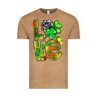 St.patrick Love With Clover Vintage Tee | Teevron