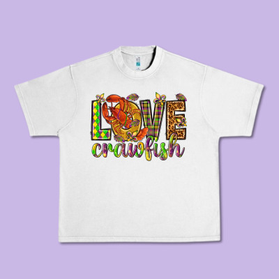 Mardi Gras Love Crawfish Urban Heavy Tee Designed By Nancycooperartshop