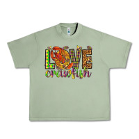 Oil Green Mardi Gras love crawfish Urban Heavy Tee - NancyCooperArtShop