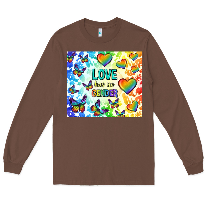 Love Has No Gender Long Sleeve Tee by TumblerDesignByShophia | Teevron