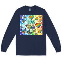 Navy love has no gender Long Sleeve Tee - TumblerDesignByShophia