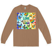 Toasted Coconut love has no gender Long Sleeve Tee - TumblerDesignByShophia