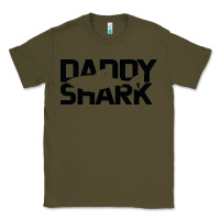 Army Green Daddy Shark Classic Tee - Bettercallsaul