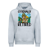 Heather Grey o' fishally retired Urban Hoodie - BarkalooDesign