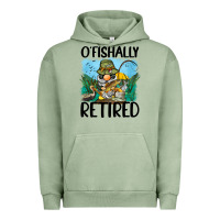 Pigment Oil Green o' fishally retired Urban Hoodie - BarkalooDesign