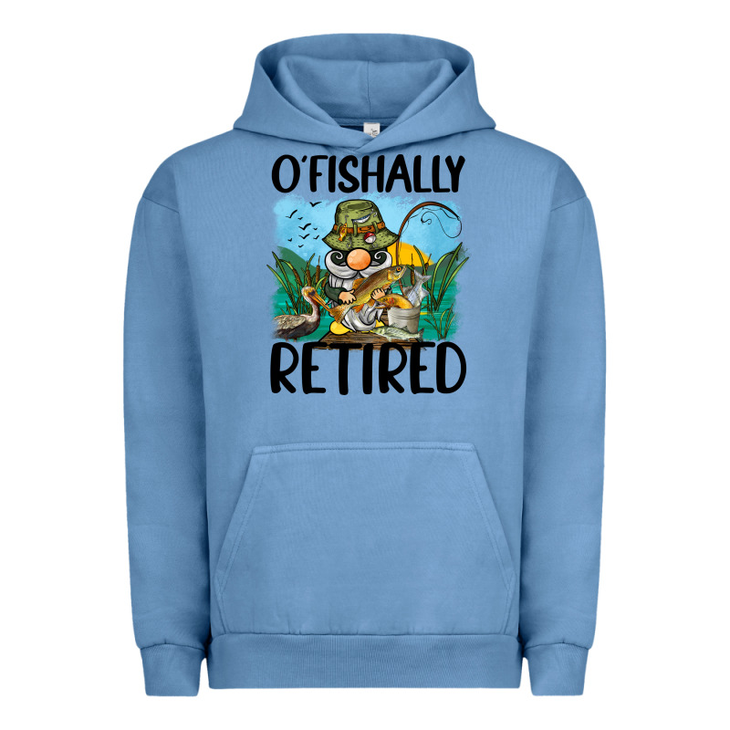 O' Fishally Retired Urban Hoodie by BarkalooDesign | Teevron